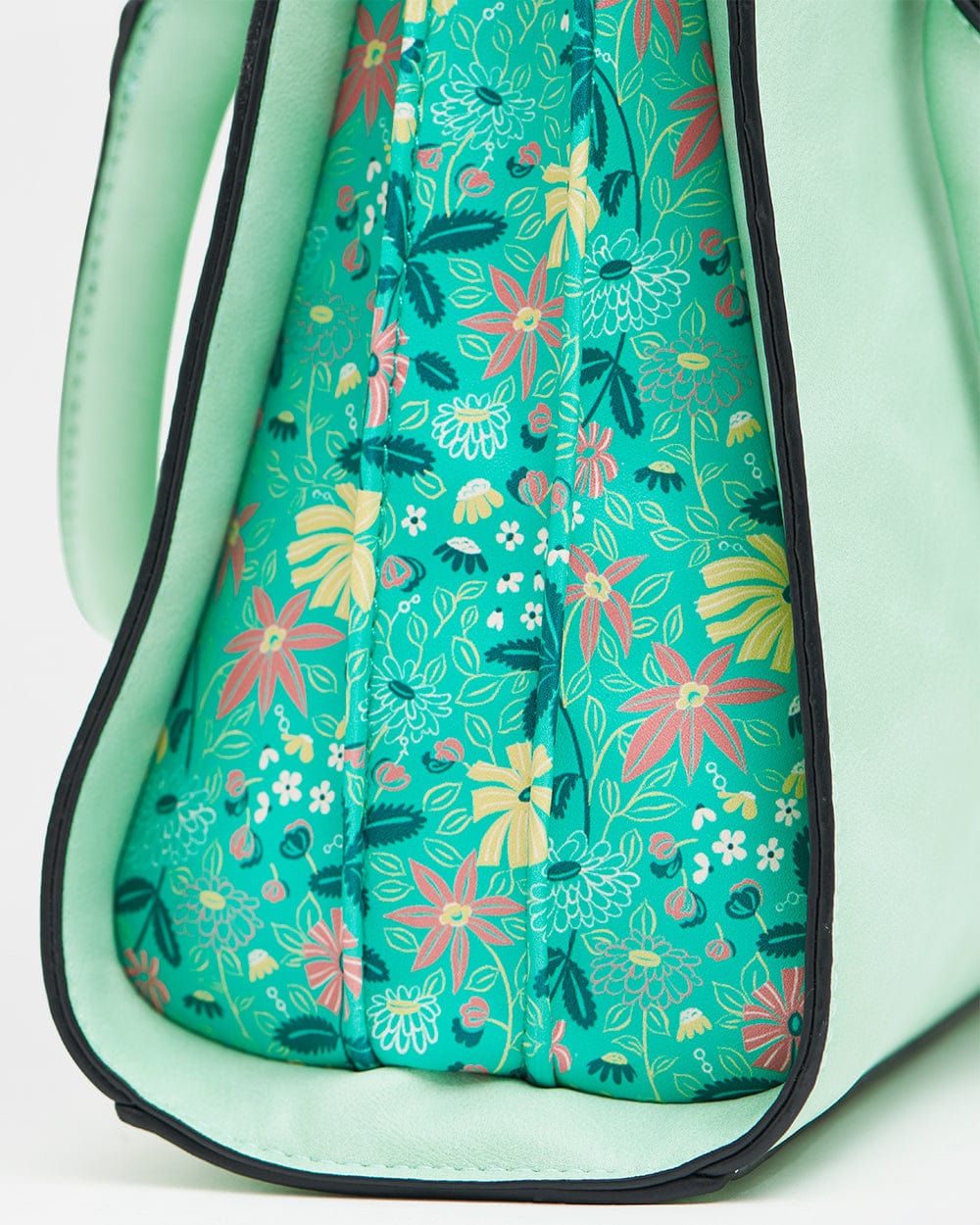 Chumbak Neon Floral Hand Bag - Neon Green