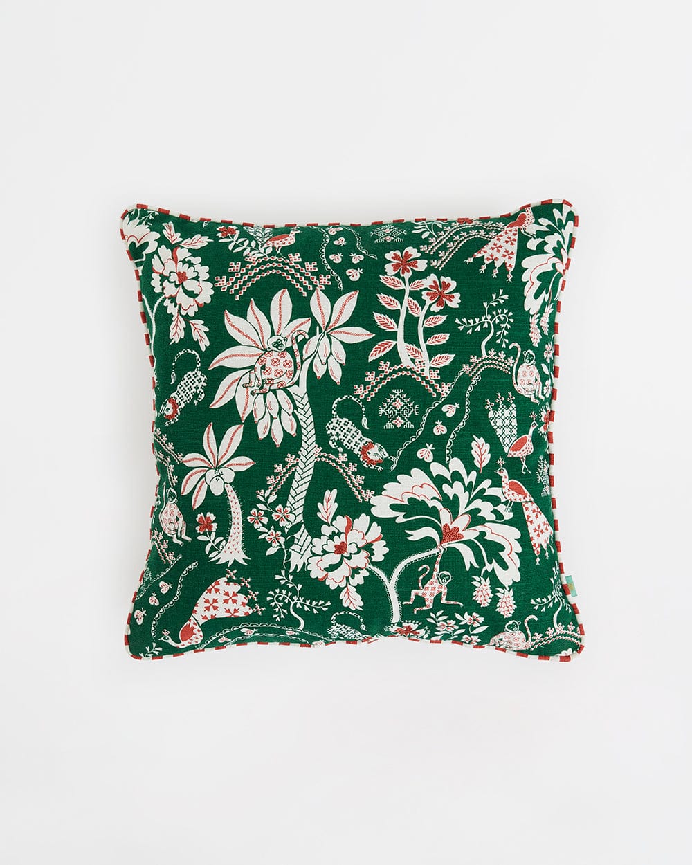Chumbak Bageecha 16" Kasuti Cushion Cover Set | Set of 3