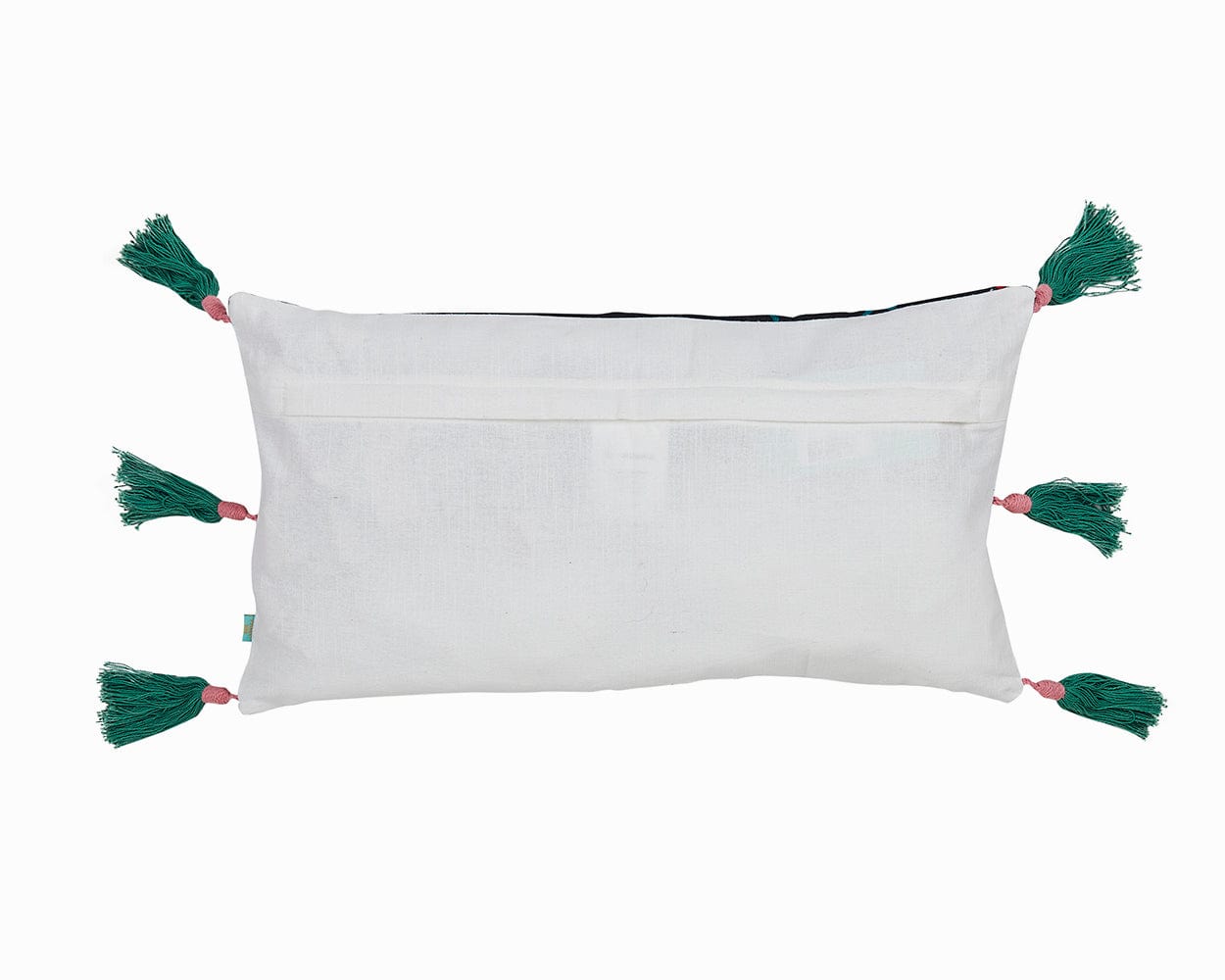 Chumbak Jaipur Gardens Kasuti Cushion Cover | 30 cm x 50 cm