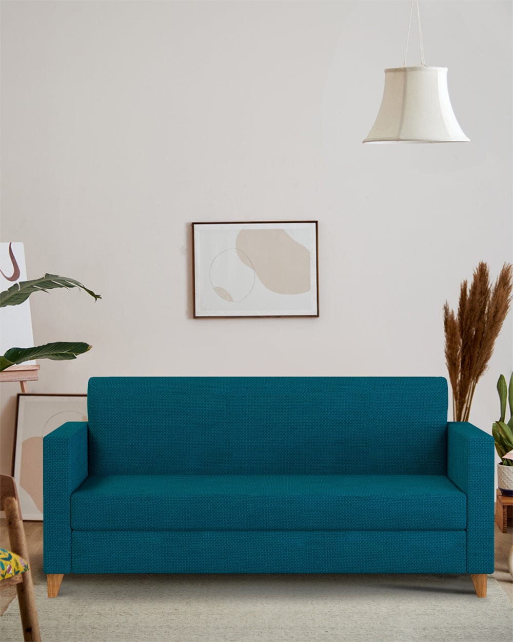 Chumbak Modern Couch-Sailor Blue
