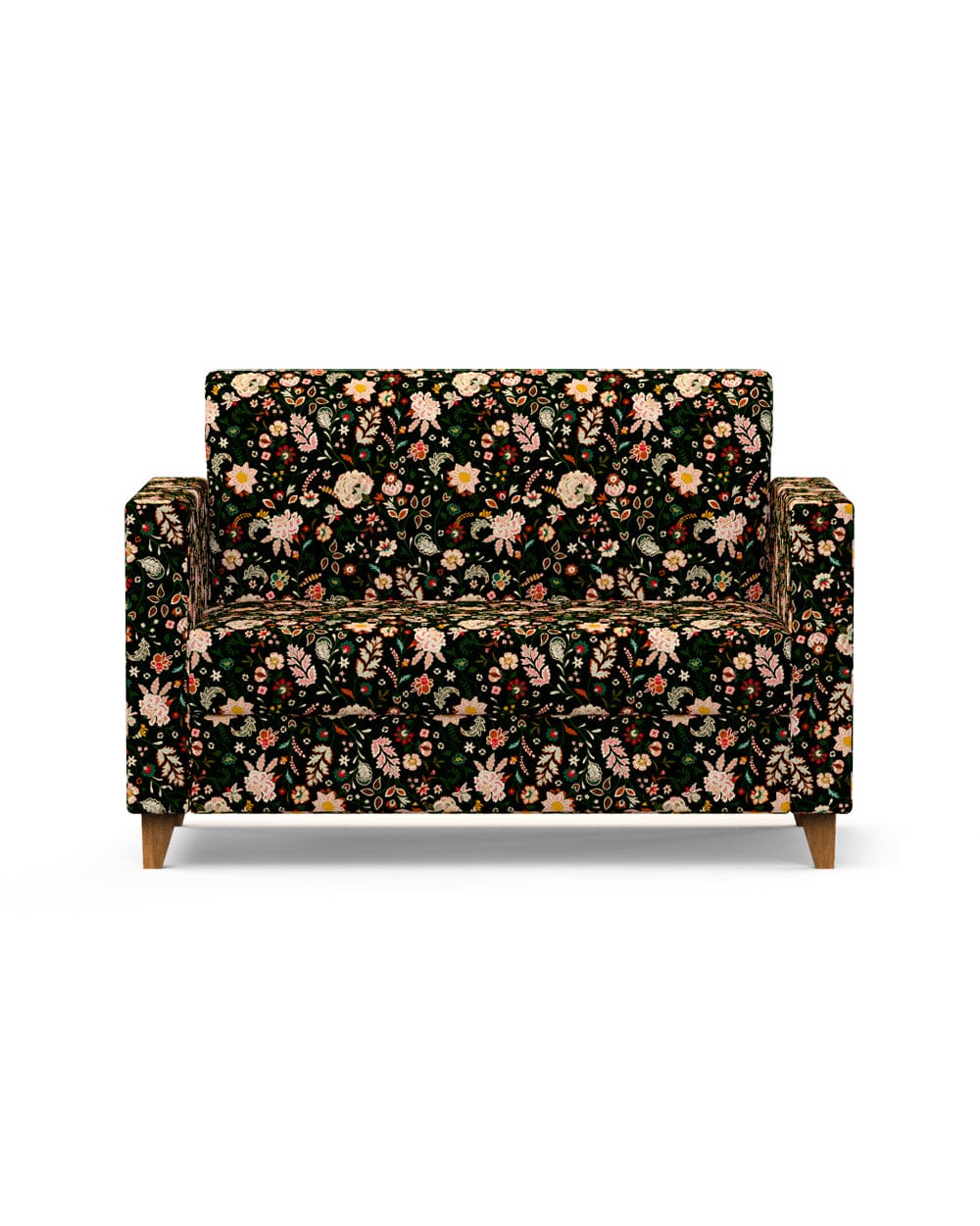 Chumbak Modern Loveseat-Bohemian Paisleys