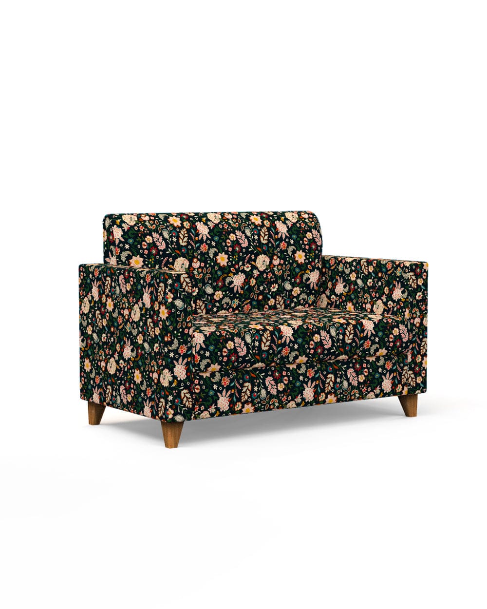 Chumbak Modern Loveseat-Bohemian Paisleys