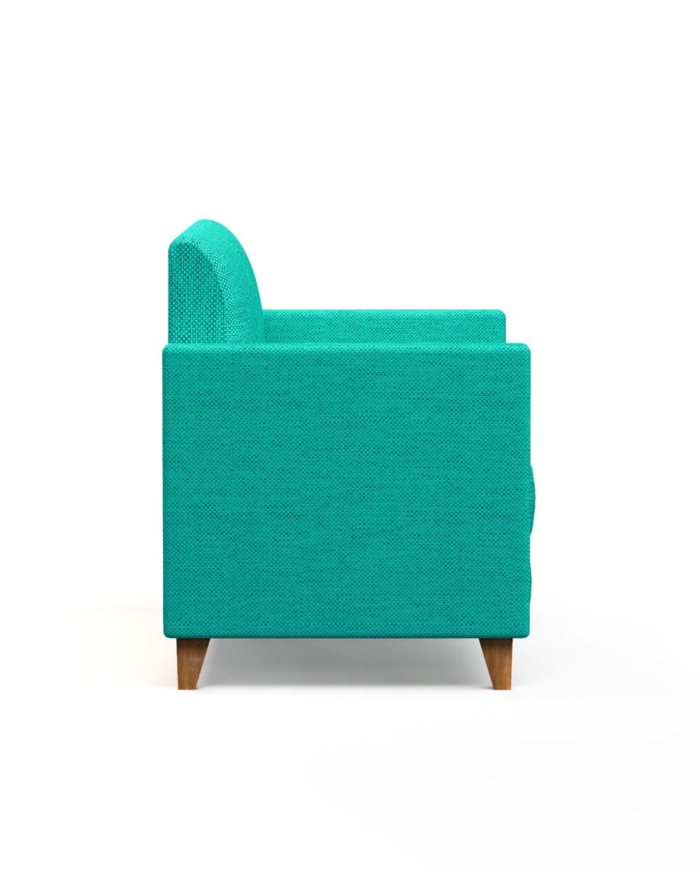 Chumbak Modern Loveseat-Maldivian Teal