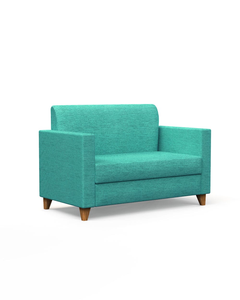 Chumbak Modern Loveseat-Maldivian Teal