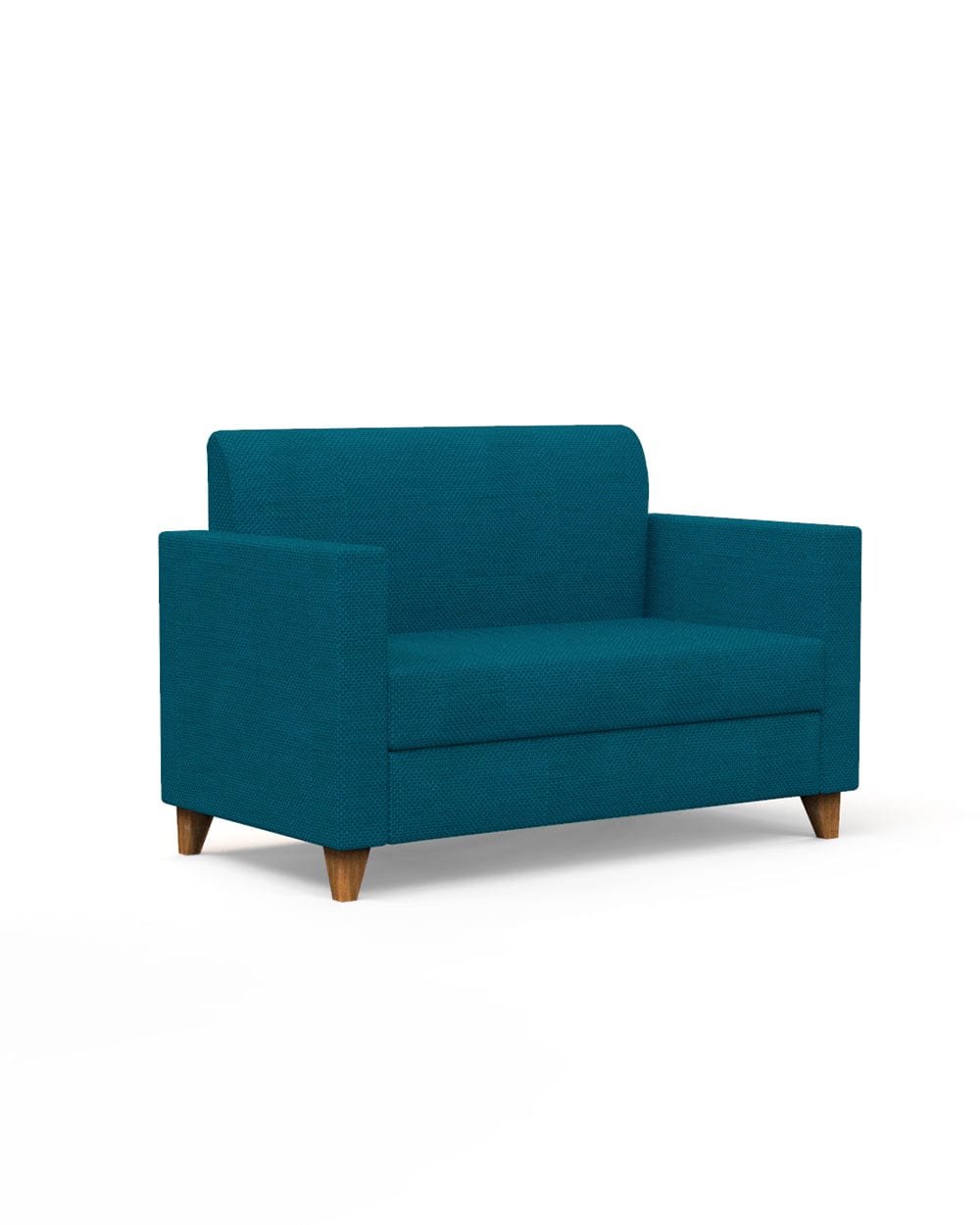 Chumbak Modern Loveseat-Mediterranian Blue