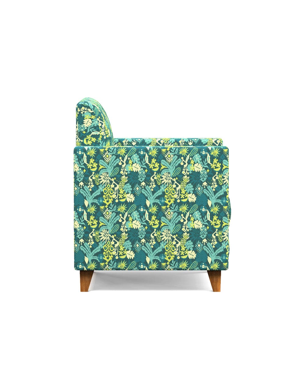 Chumbak Modern Chair-Tropical Ikkat