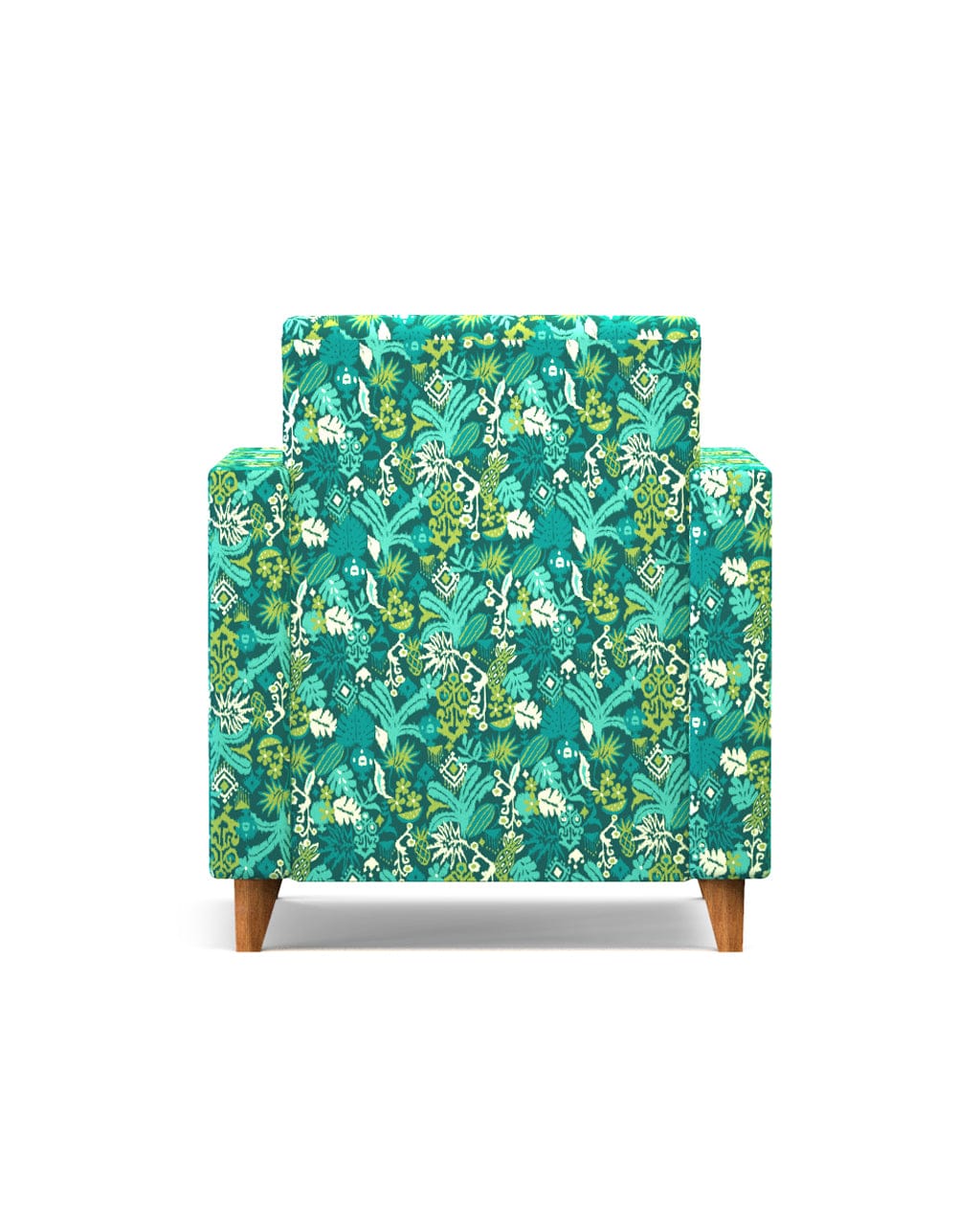 Chumbak Modern Chair-Tropical Ikkat