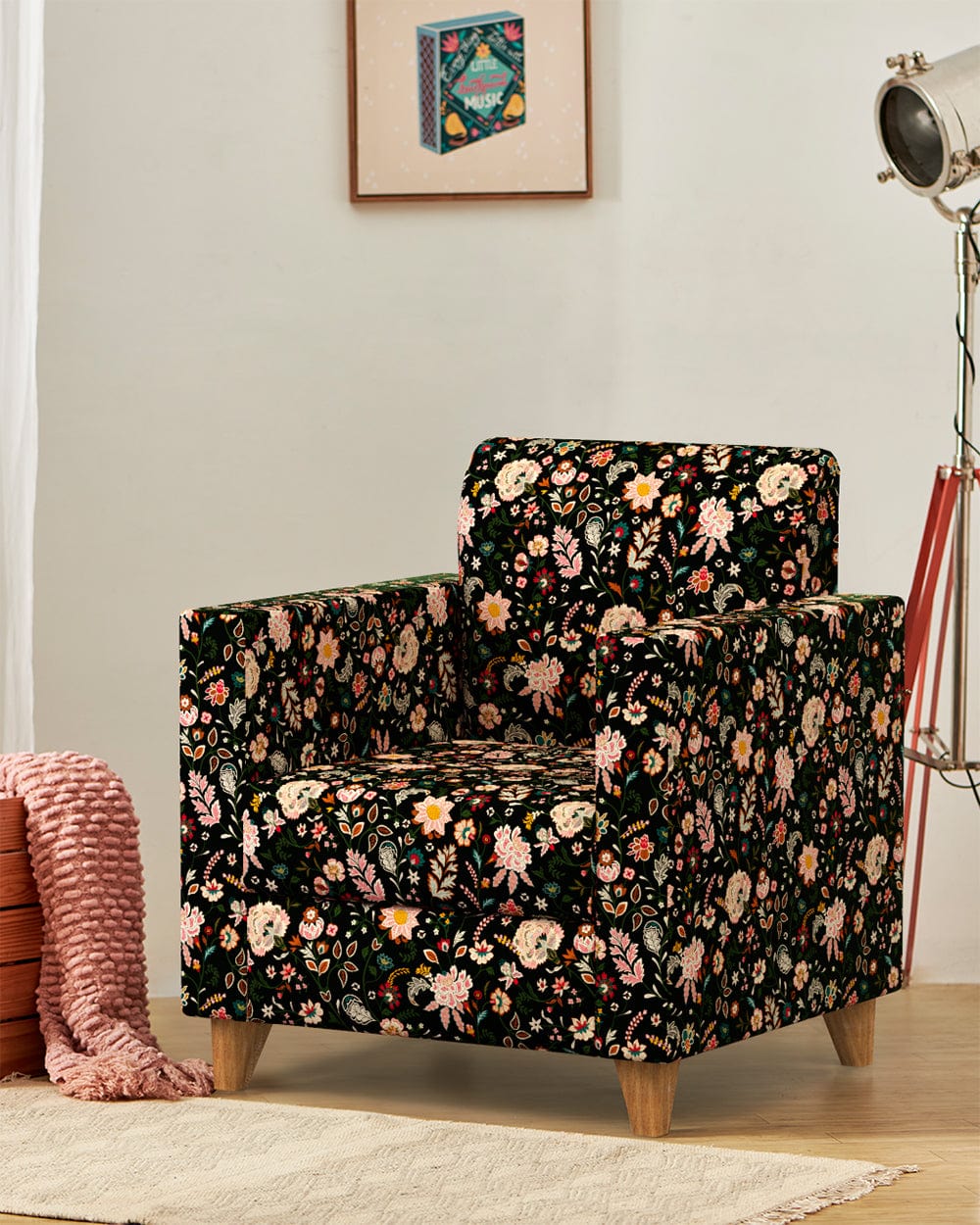 Chumbak Modern Chair-Bohemian Paisleys