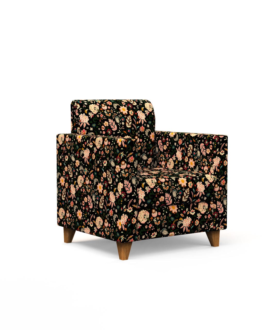 Chumbak Modern Chair-Bohemian Paisleys