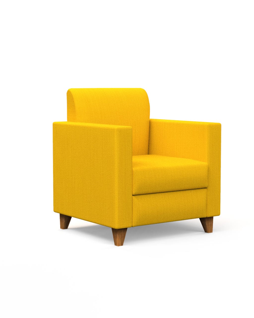 Chumbak Modern Chair-Sahara Mustard