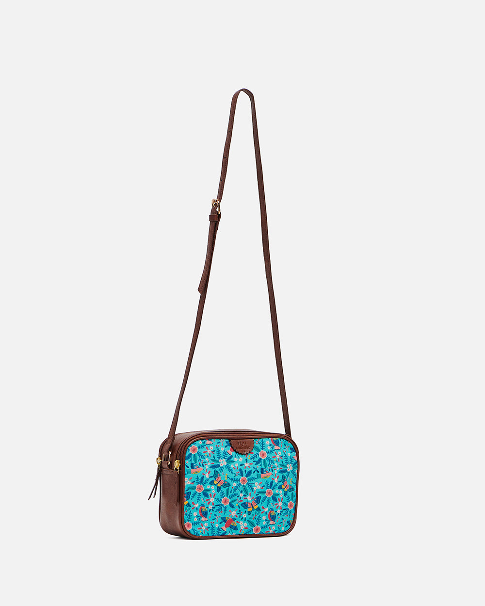 TealByChumbak Birds of Paradise Box Sling Bag