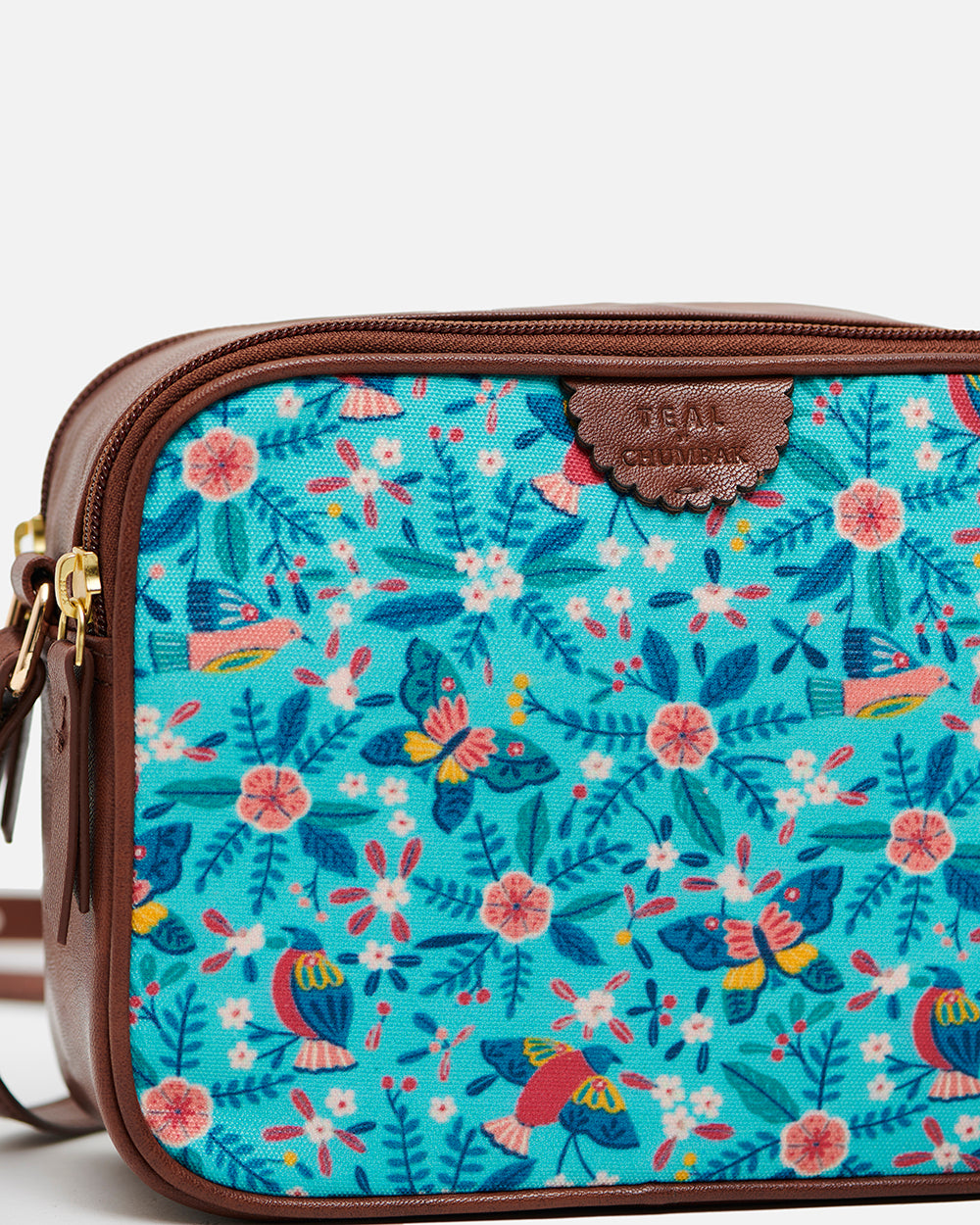TealByChumbak Birds of Paradise Box Sling Bag