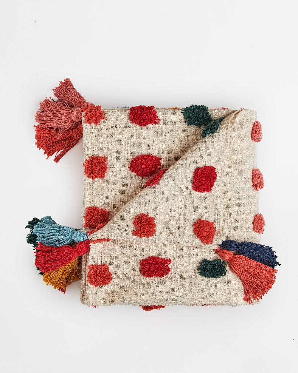 Chumbak Rainbow Tassel Throw