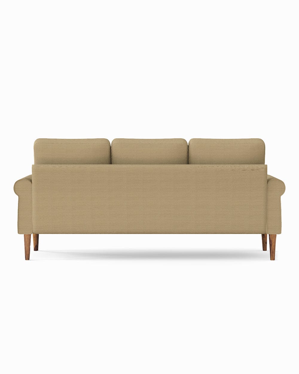 Chumbak Colonial Couch 3 Seater Beach Beige Beige