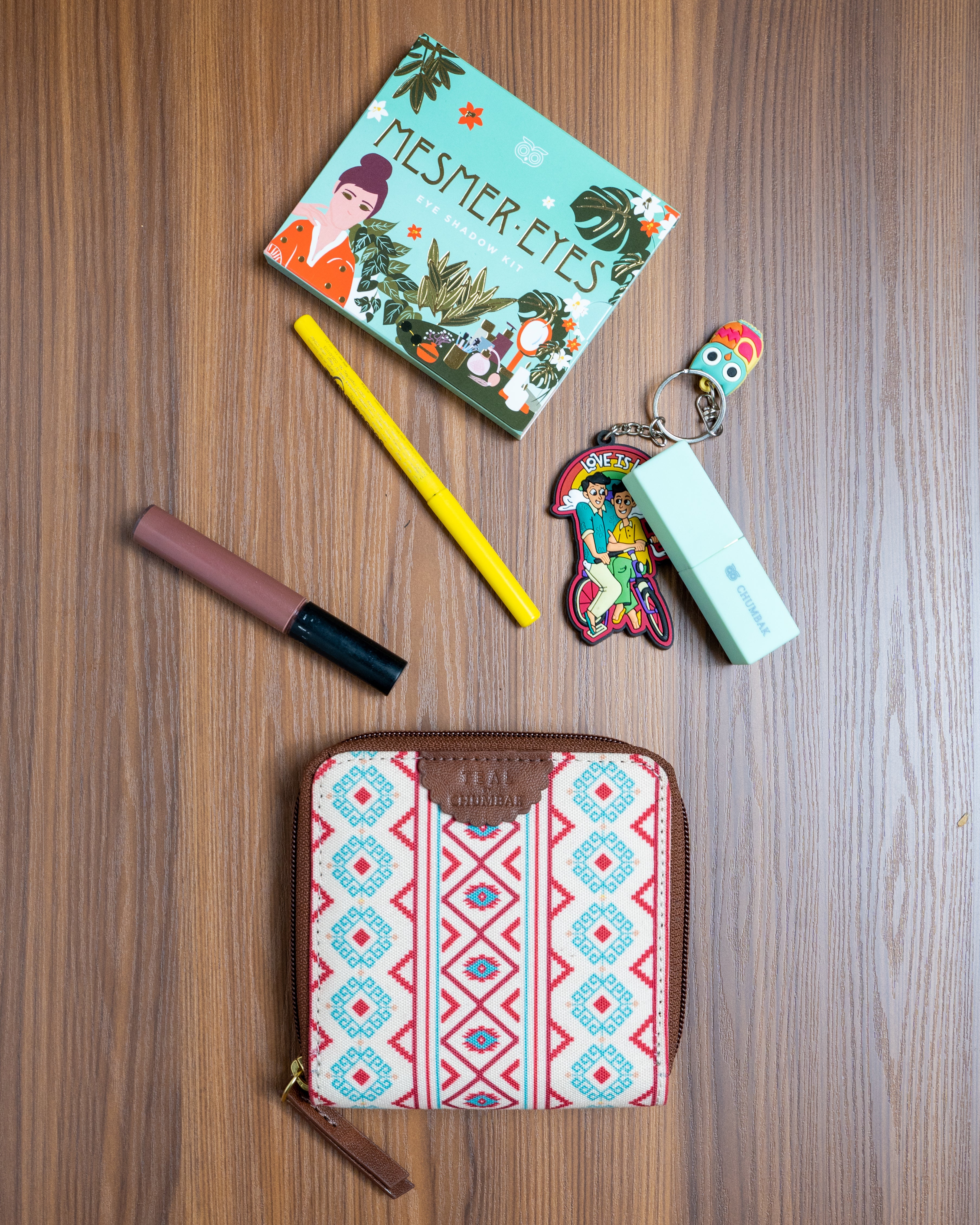 TealByChumbak Mercado Aztec Mini Wallet
