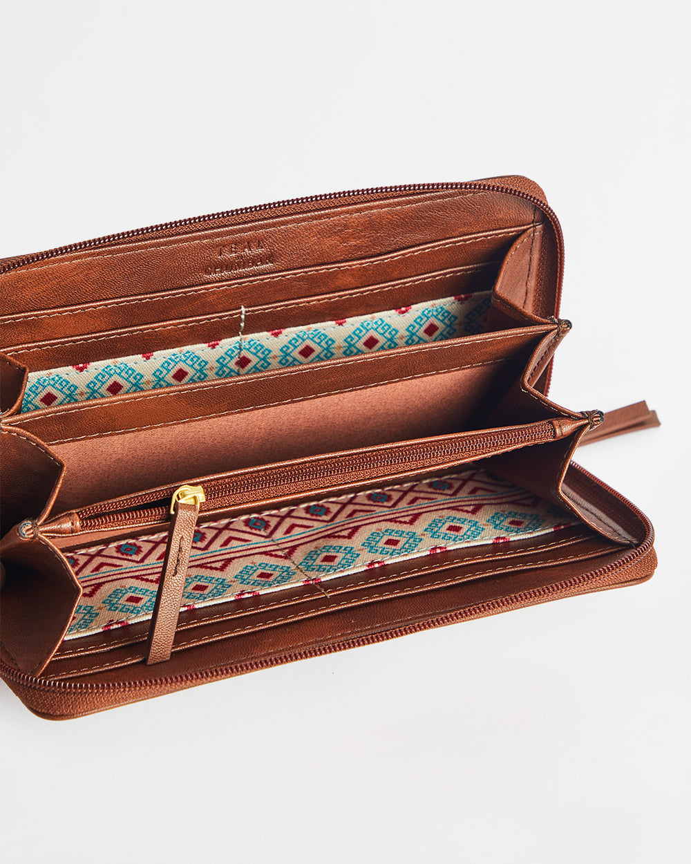 TealByChumbak Mercado Aztec Long Wallet