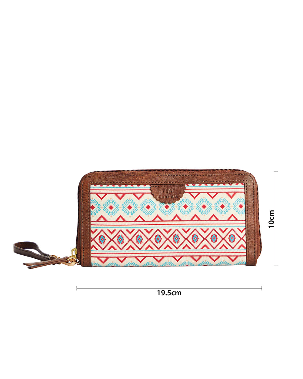 TealByChumbak Mercado Aztec Long Wallet