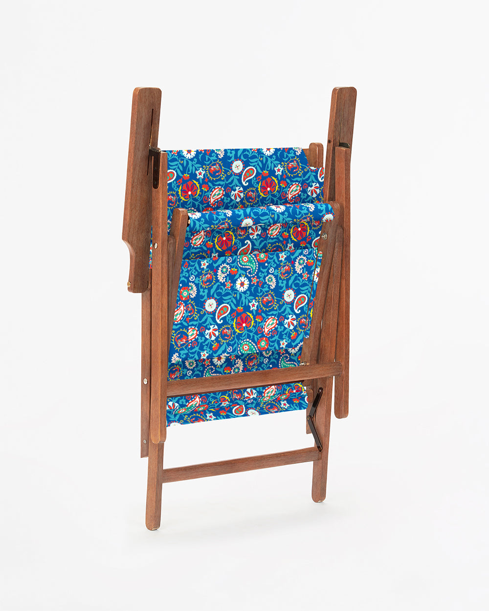 Bistro Folding Chair India Paisleys Blue