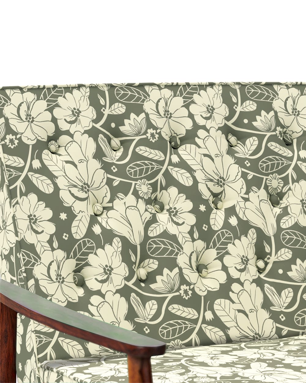 Chumbak Memsaab Love Seat - Grey's Garden