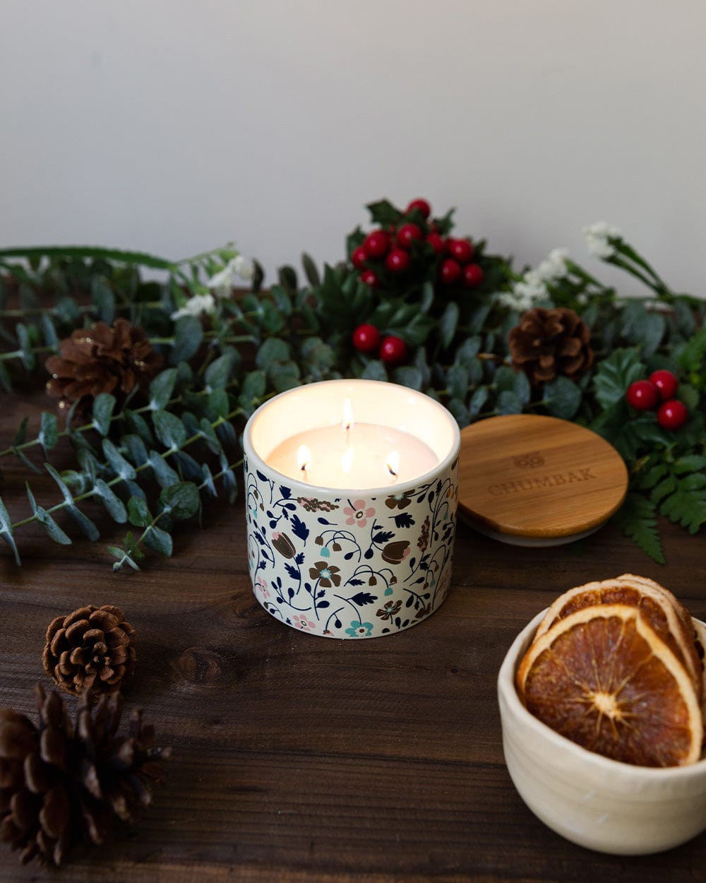 Chumbak Let it Snow Candle Jar
