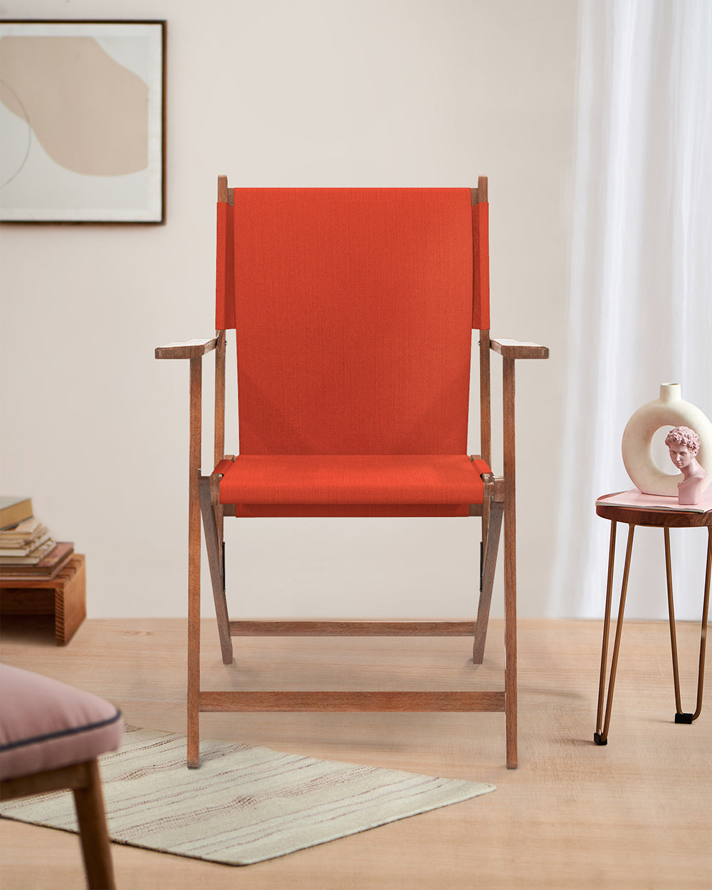 Bistro Folding Chair Carribean Coral