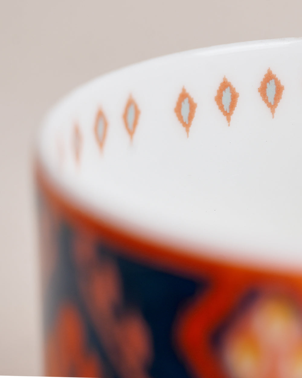 Ikat Tea Mugs Gift Set of 6