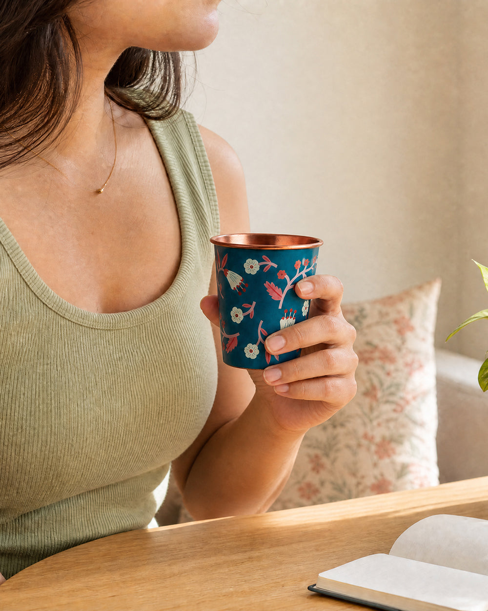 Lazy Daisy Creepers Copper Tumbler- Small