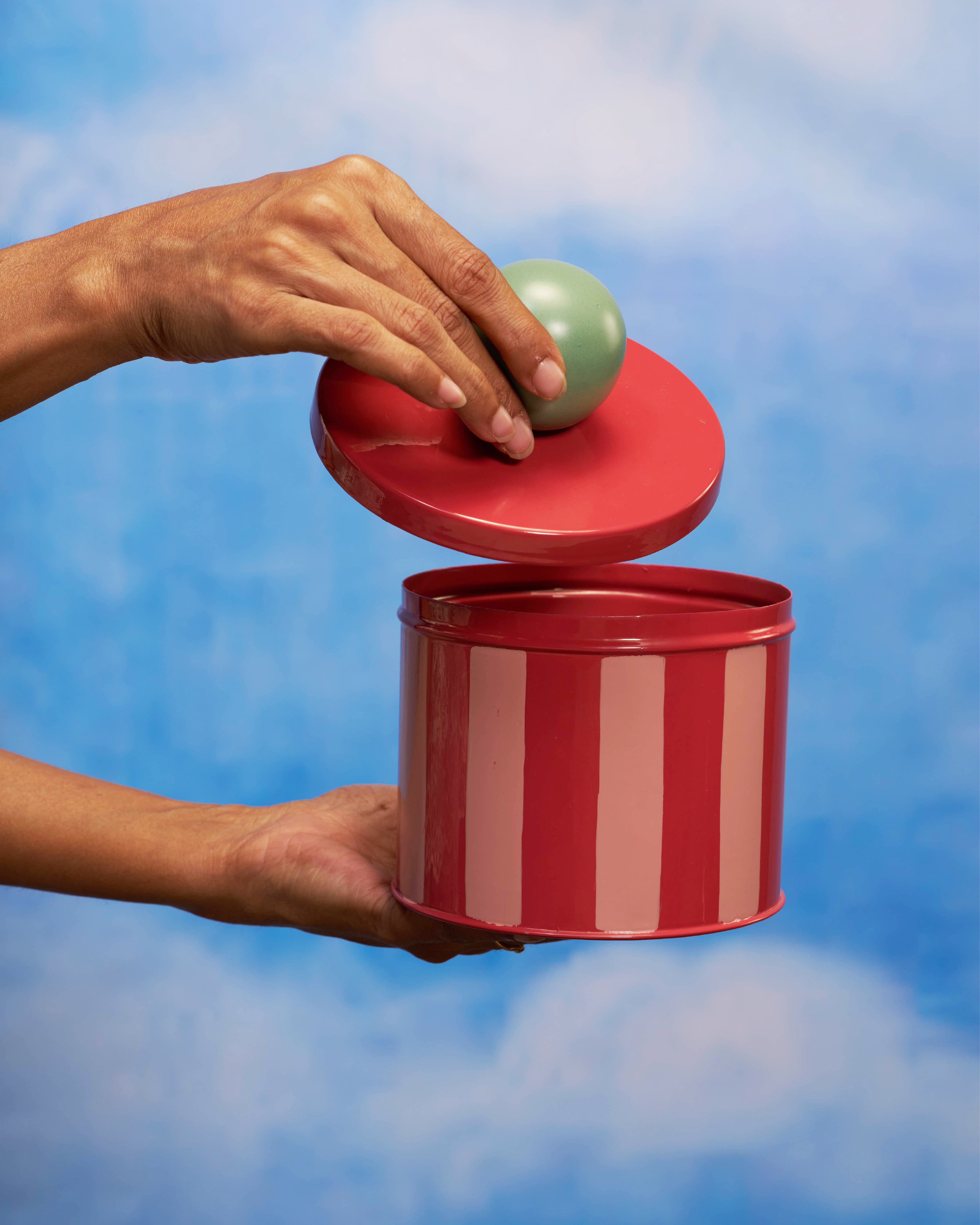 Circus Stripes Cookie Tin | Forest Folklore