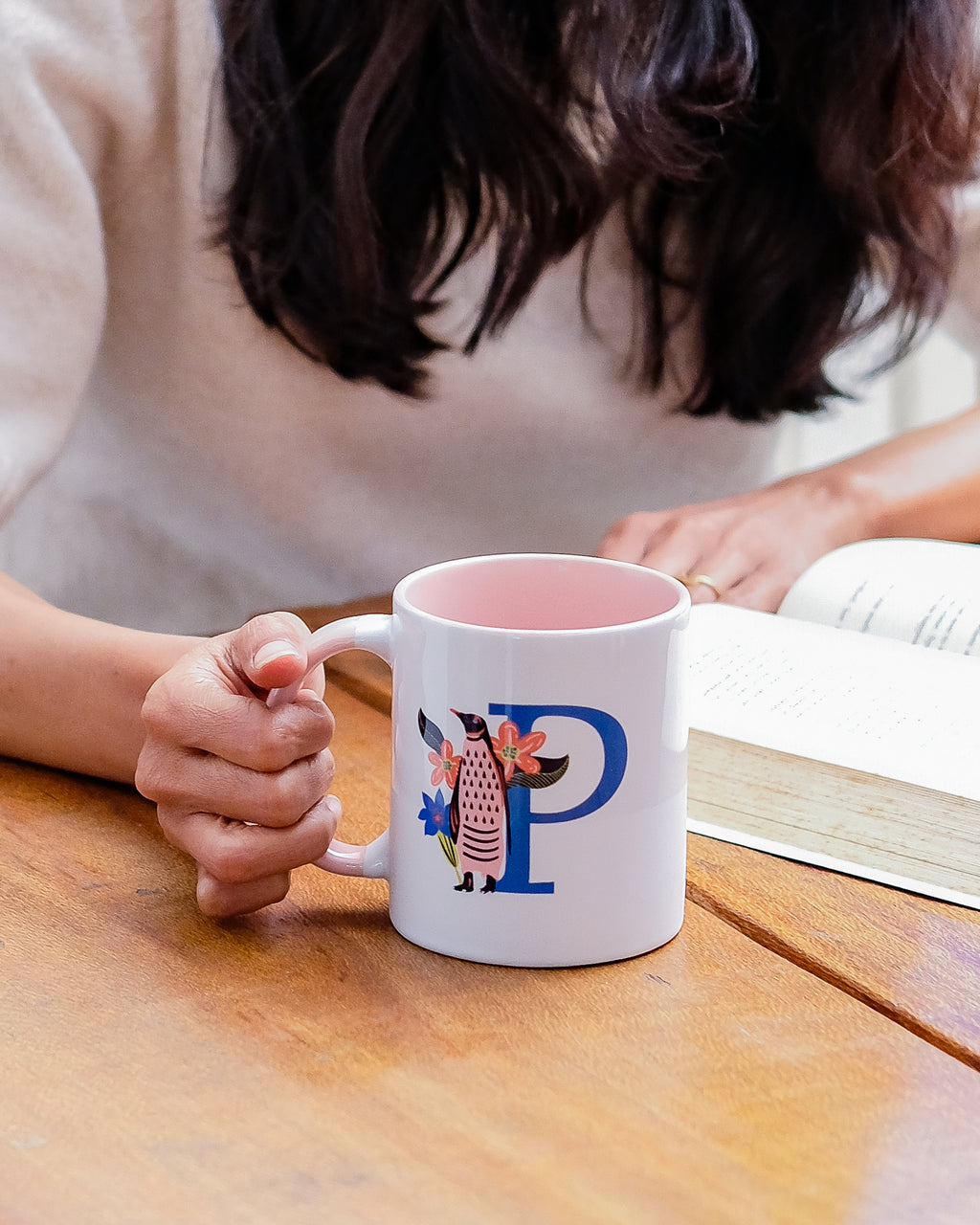 Penguin Mug – P | Gloss Finish