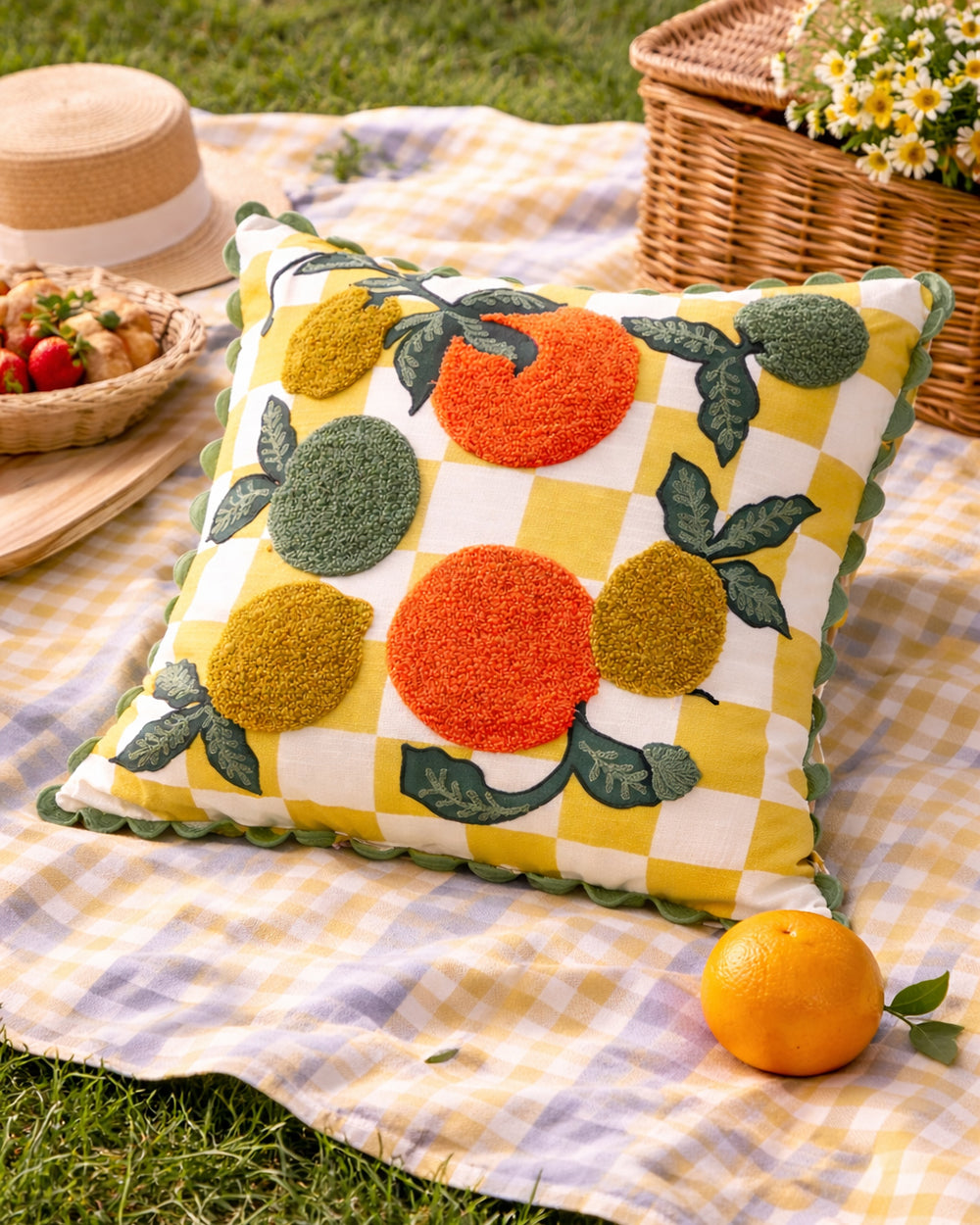 Limoncello Cushion Cover | Citrus Zest