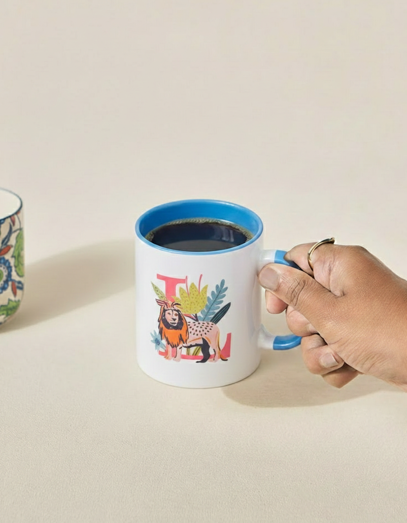 Lion Mug – L | Gloss Finish