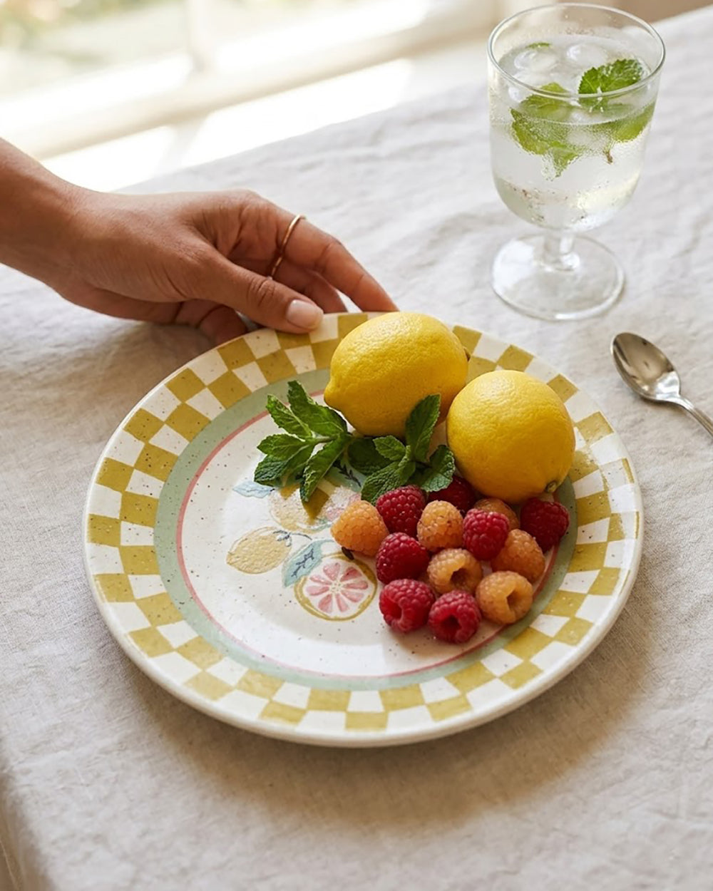 Limonata Quarter Plate| Citrus Zest