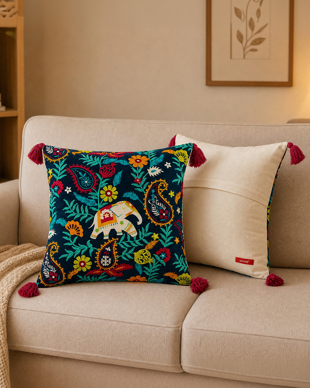 Begum's Baag Kutch Cushion Cover