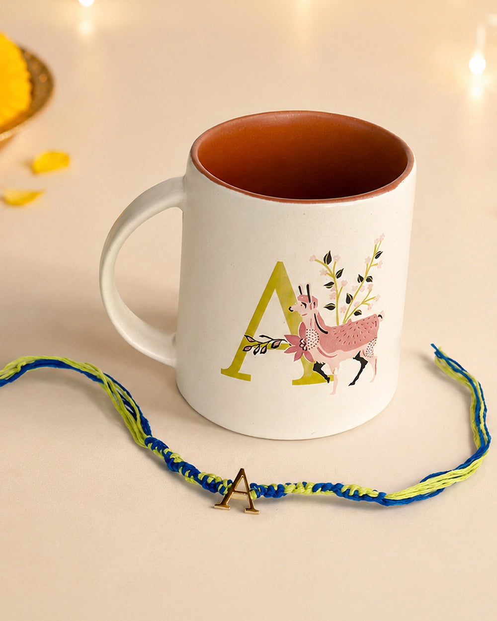 The Initial ‘A’ Happy Duo - Threads of Joy