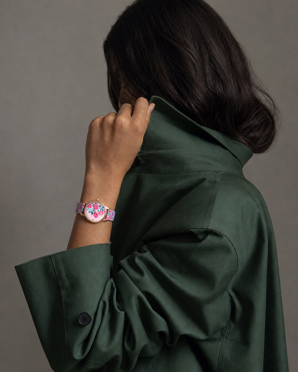 TEAL by Chumbak Rose Garden Wrist Watch