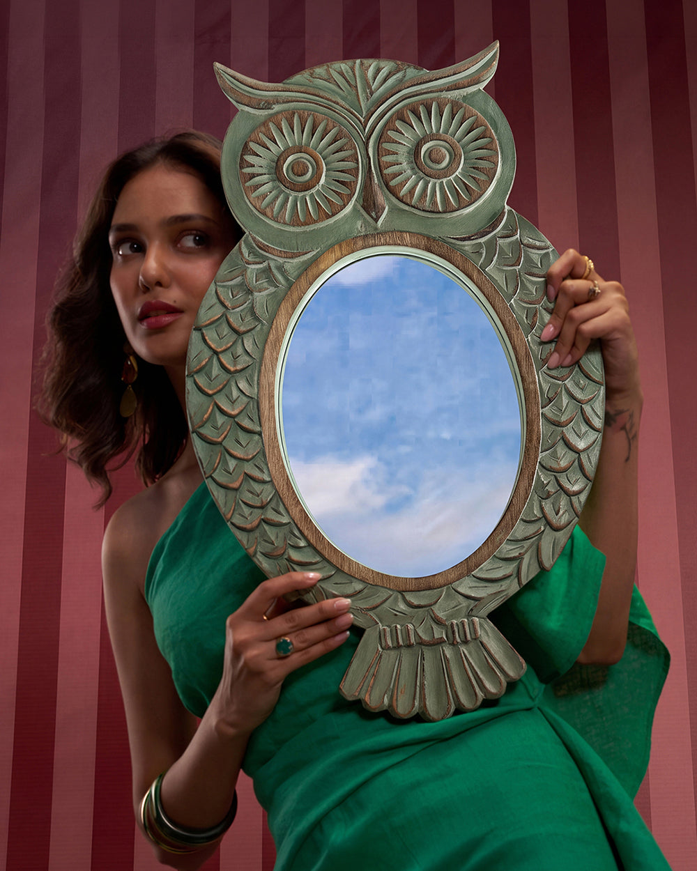 Woodland Owl Mirror | Forest Folklore