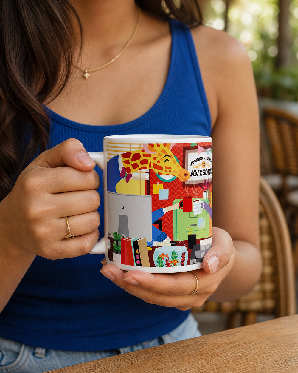 Let's Work Together Mug-Multi