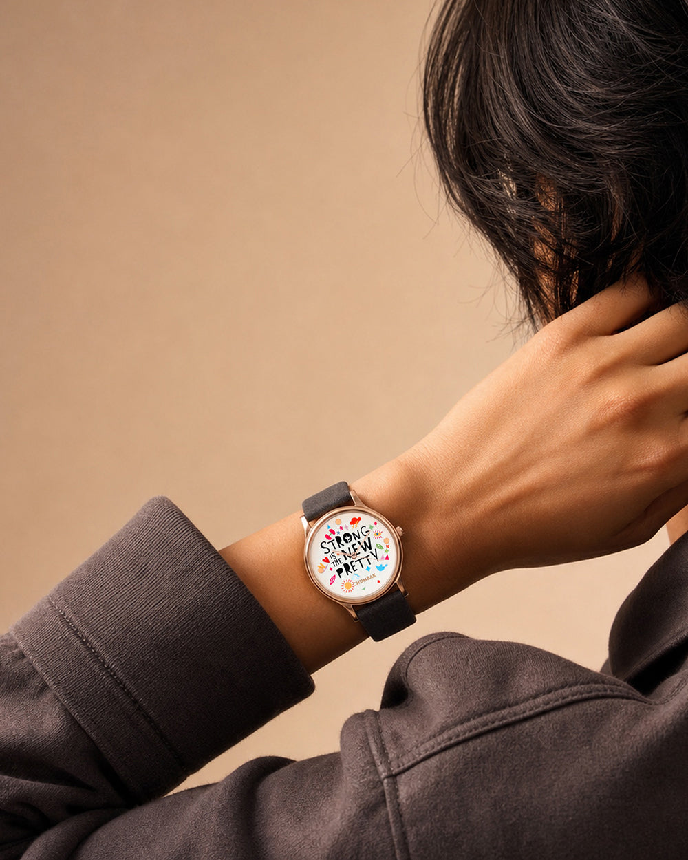 TEAL by Chumbak Strong Is The New Pretty Wrist Watch