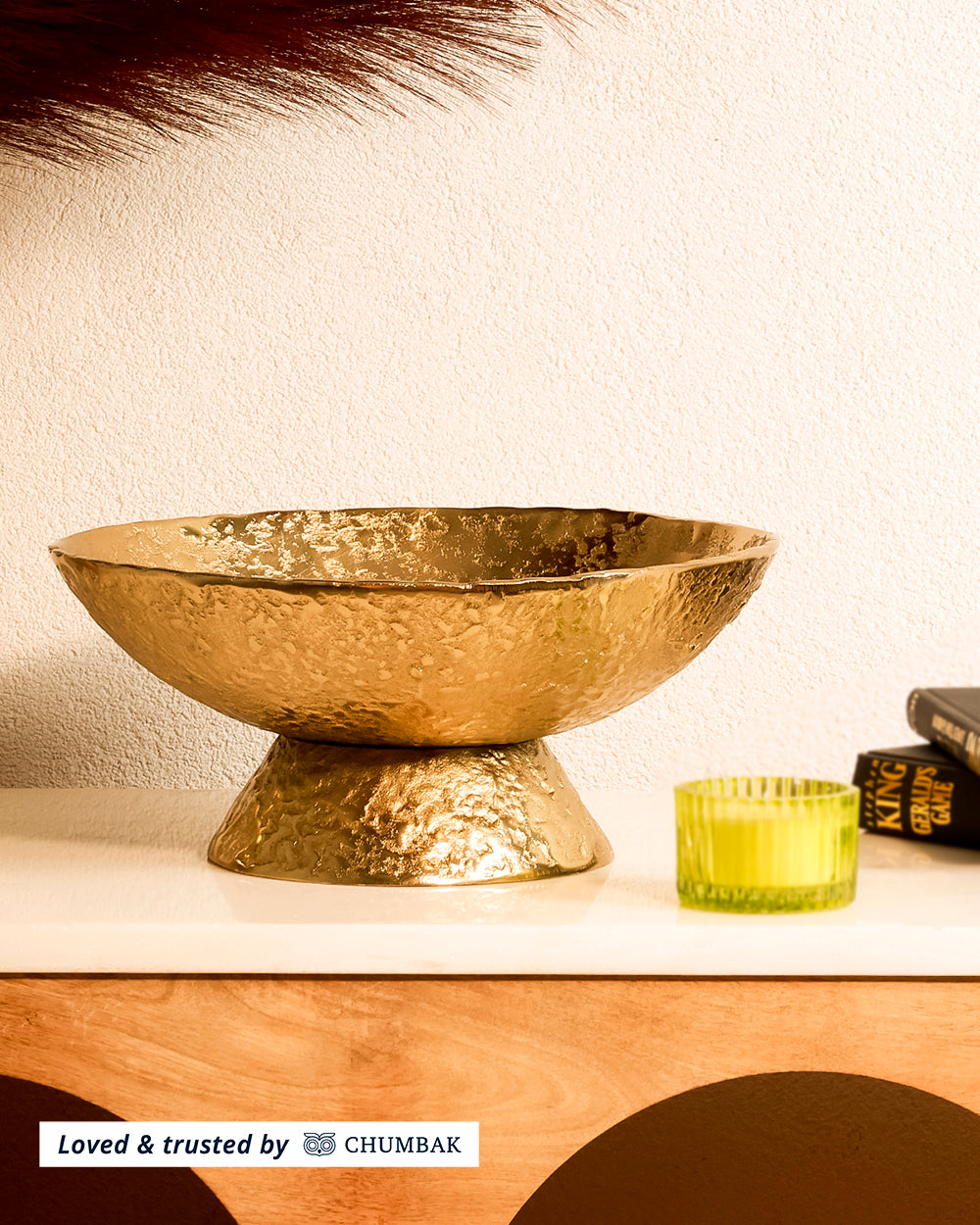 Classic Gold Hammered Bowl
