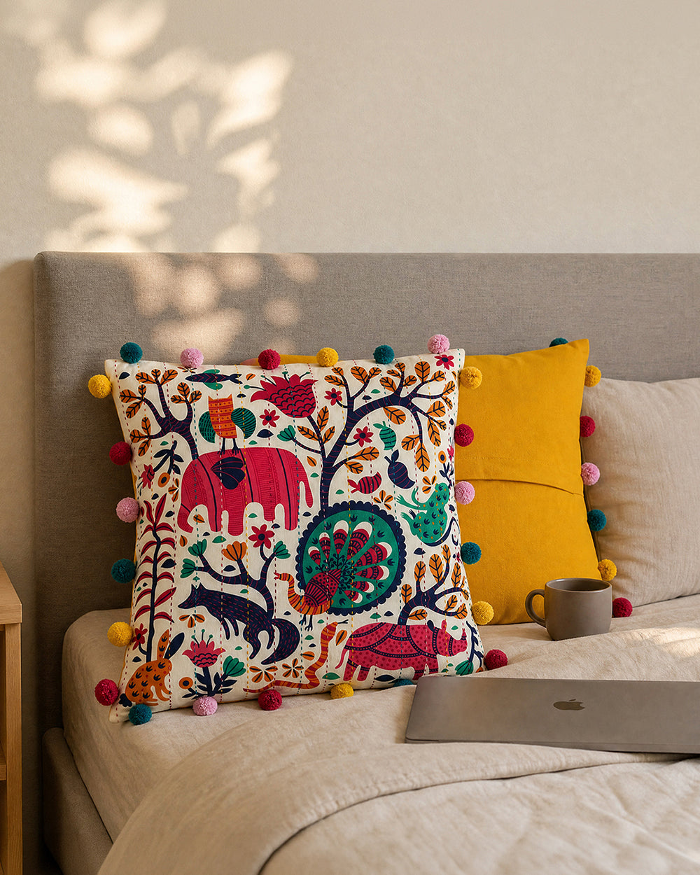 Sundarbans 16" Gondh Cushion Cover