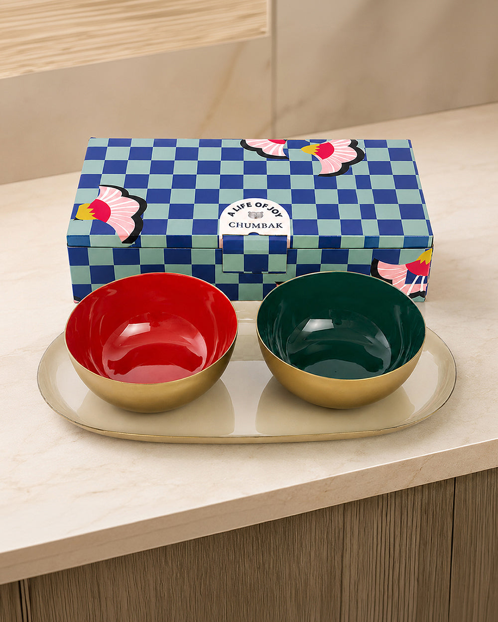 Tabletop Treat platter for her set of 1 - Threads of Joy