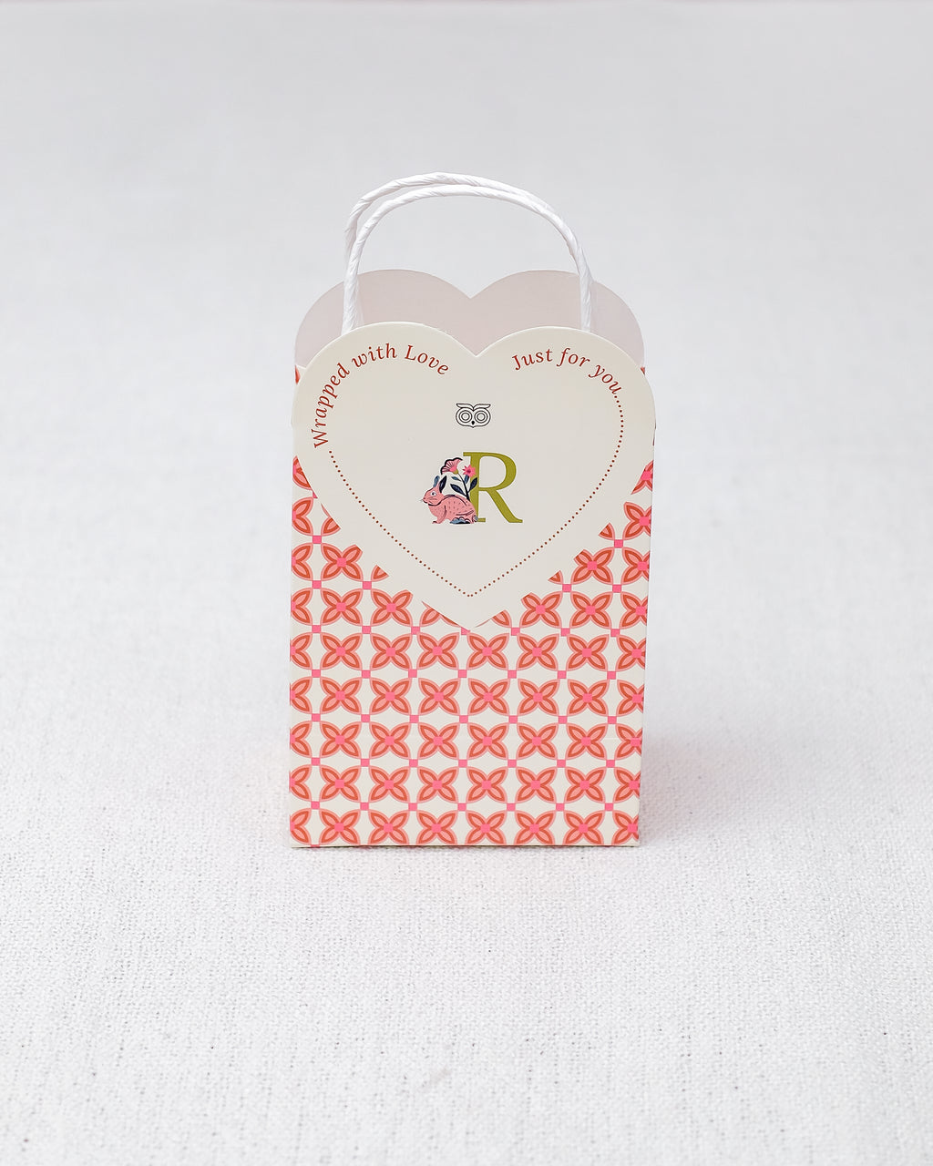 "To R, with Love" Gift Bag - Rabbit