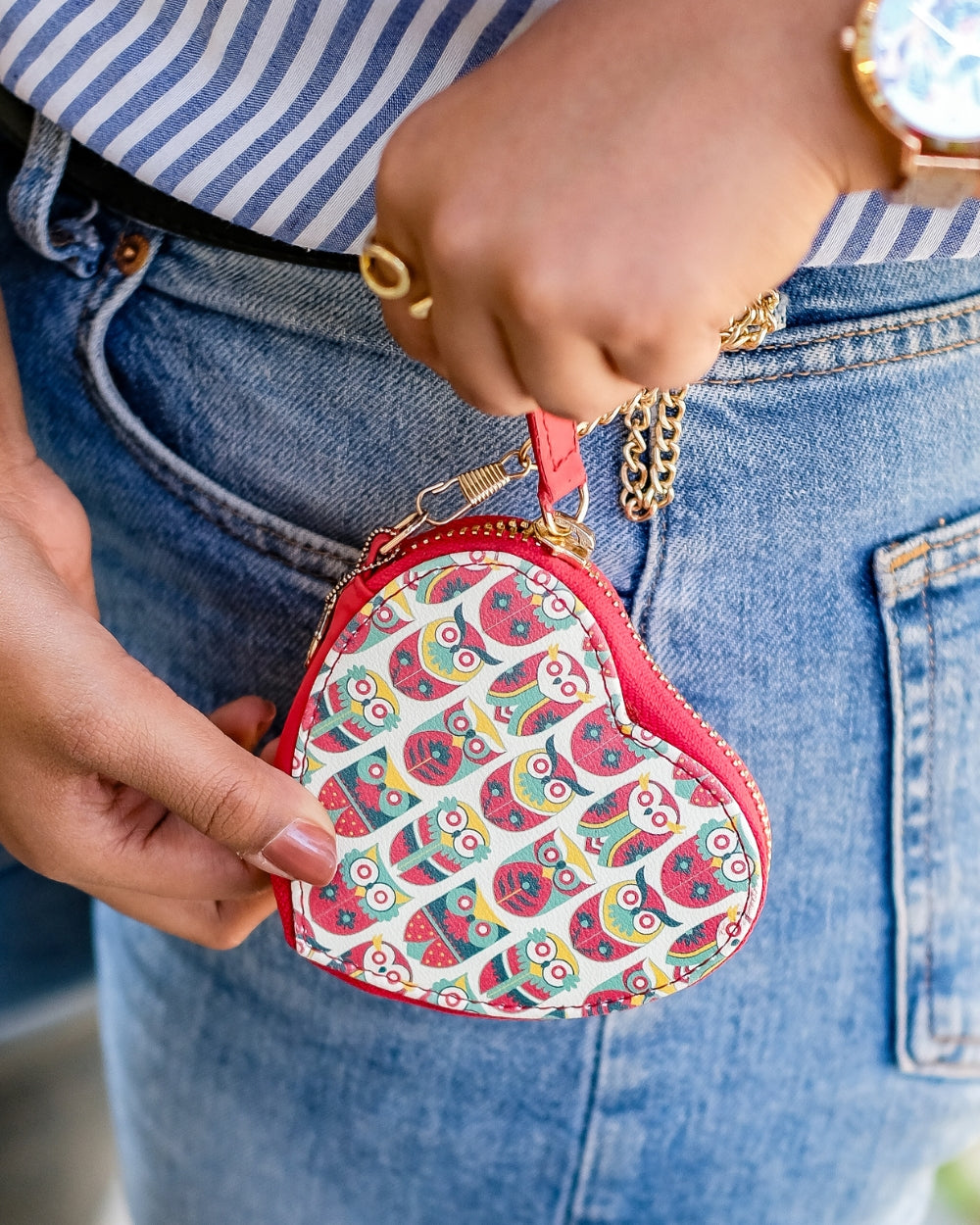 Hearty Owls Bag Charm