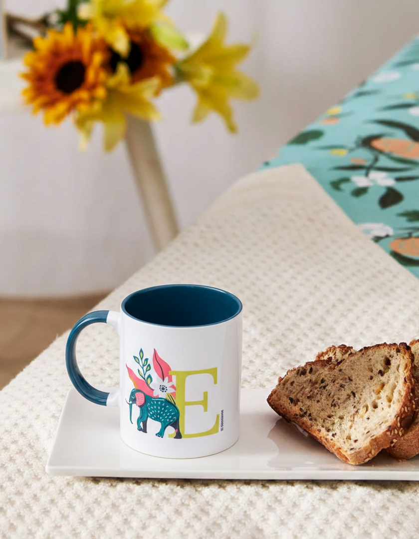 Elephant Mug – E | Gloss Finish
