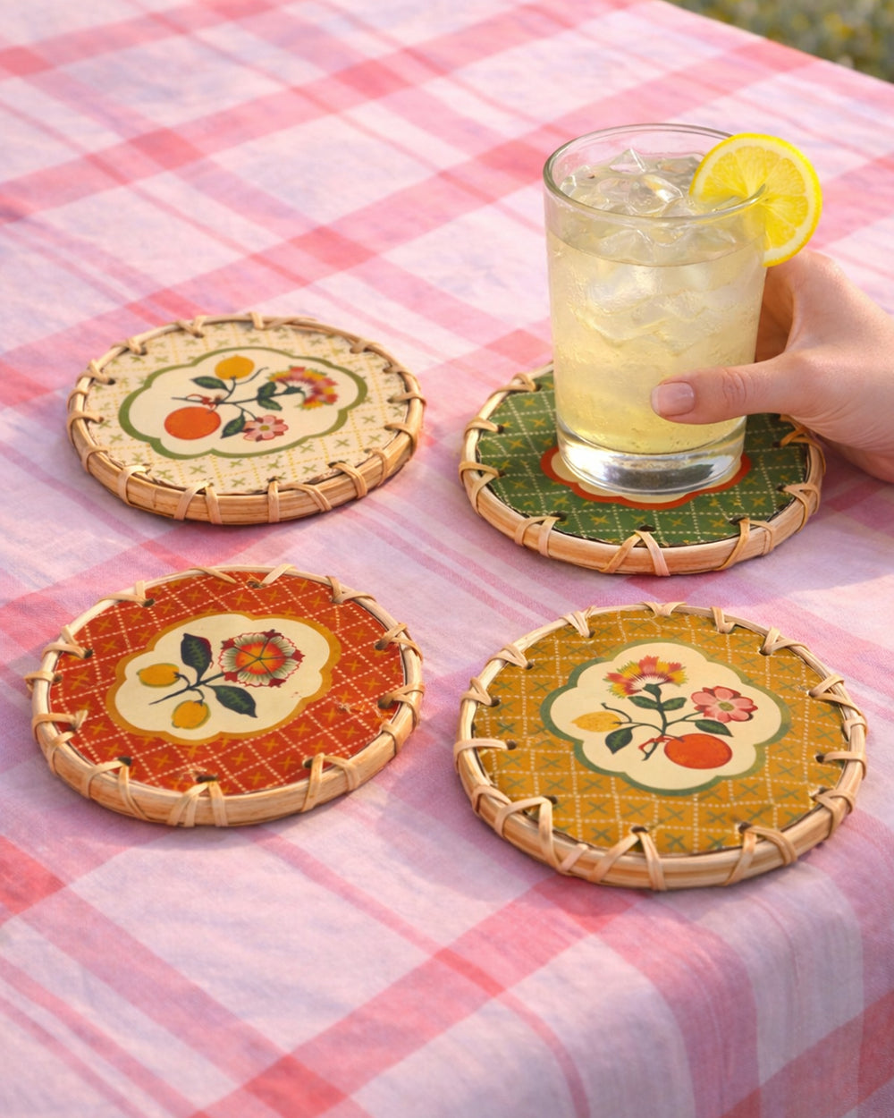 Limonata Coaster Set| Citrus Zest