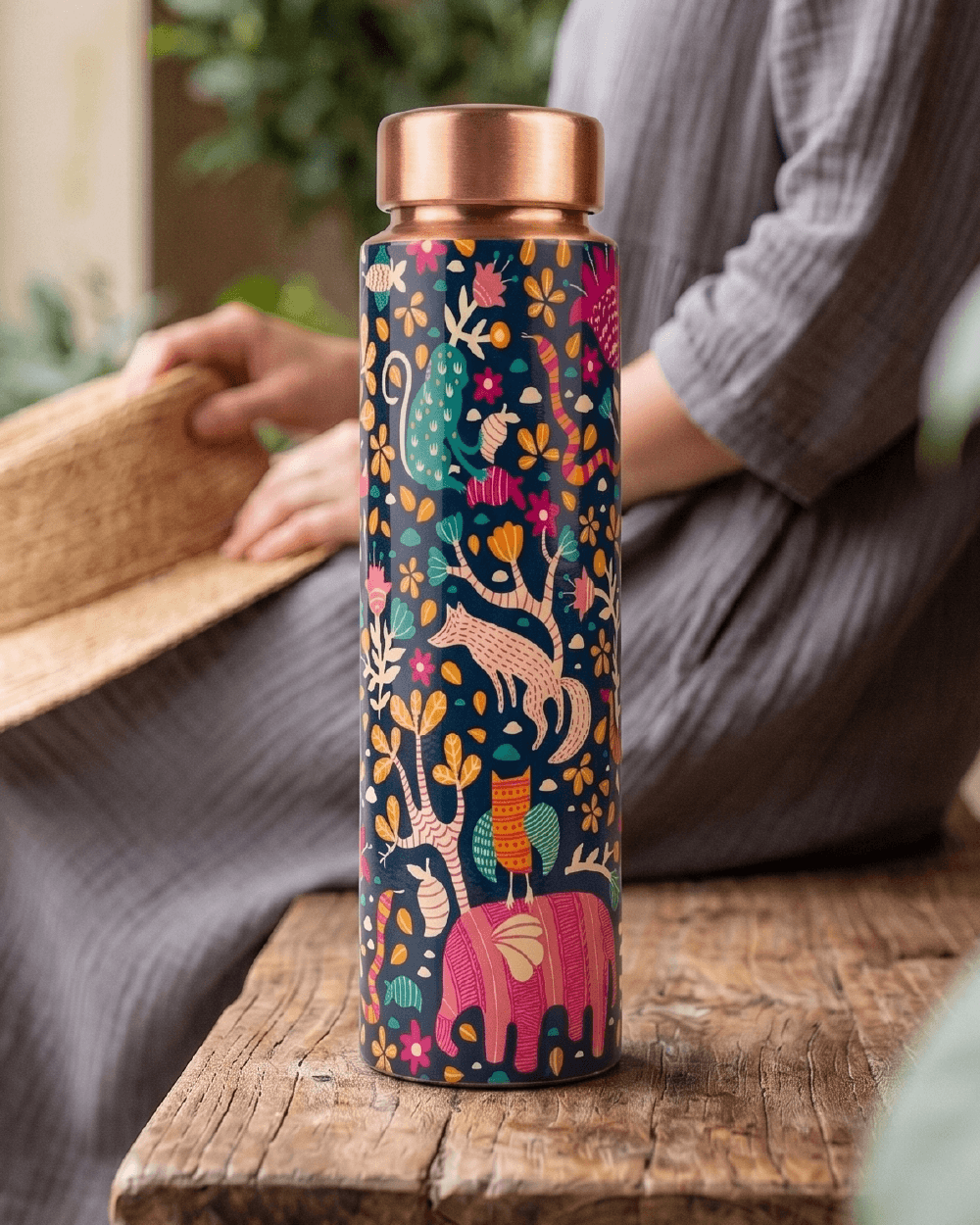 Jungle Drama Copper Bottle | 900 ml