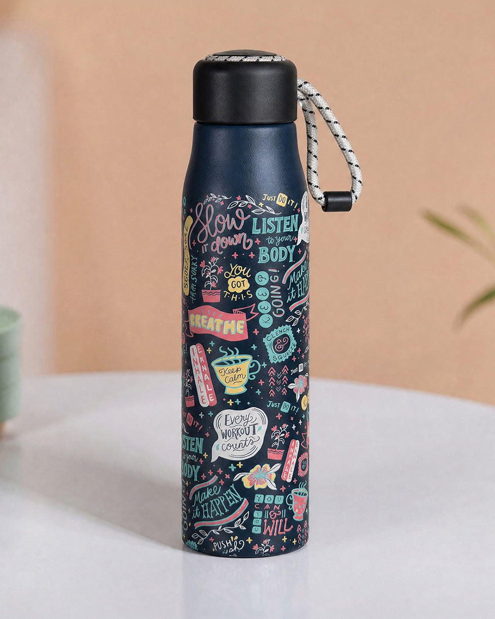 Things Indians Say Insulated Steel Sipper - 600 ml  | Forest Folklore