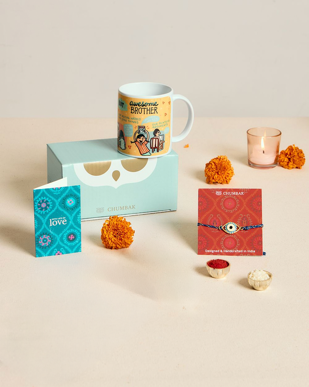 Essentials Rakhi Gift Box - Set of 3 (For your Brother)