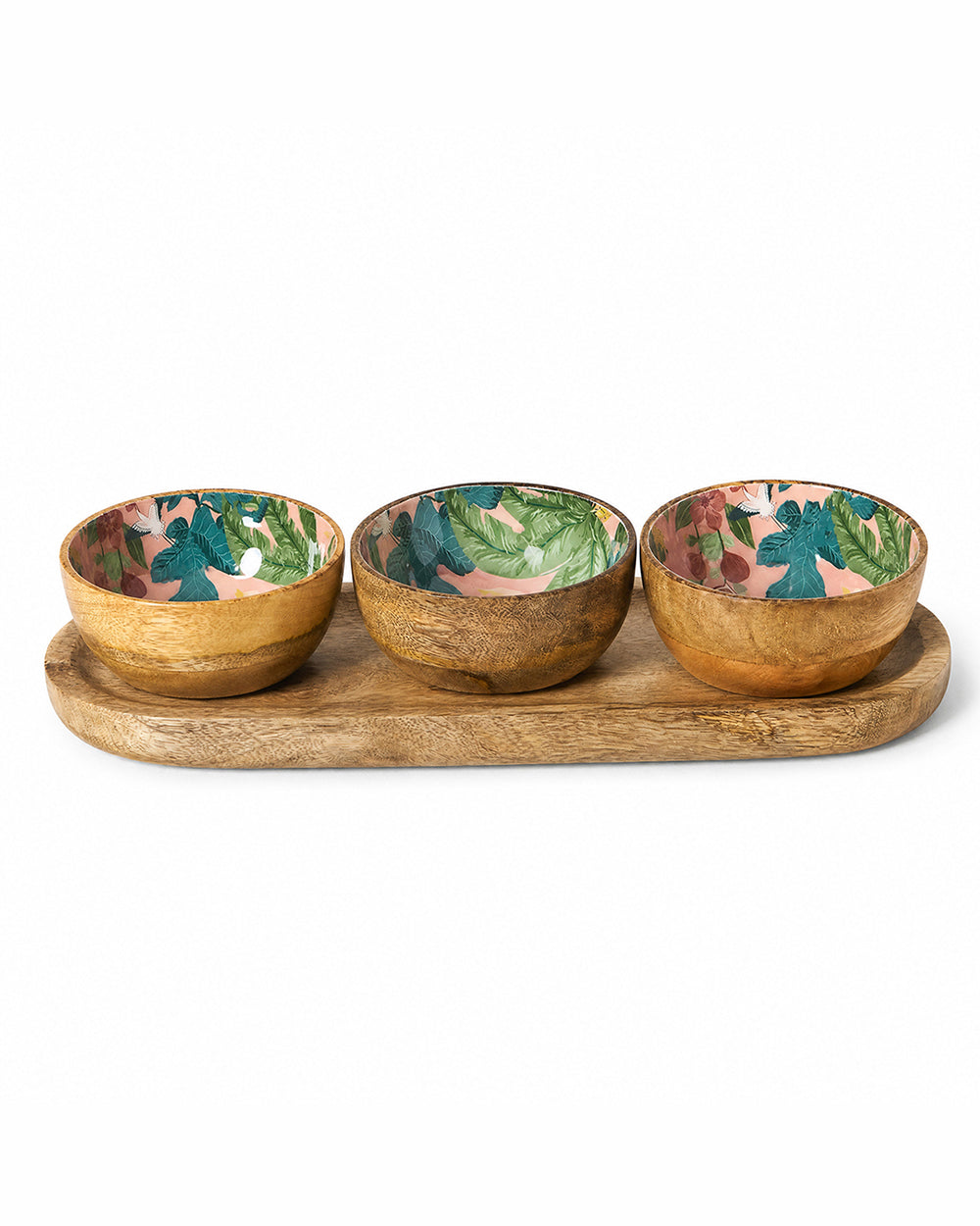Wild Bloom Snack Bowl, Platter Set with box