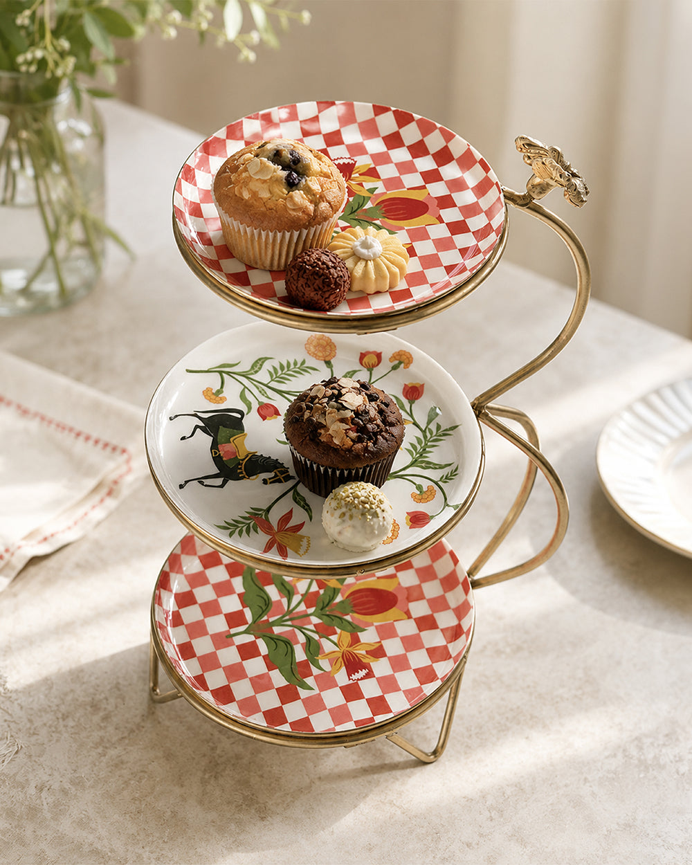 Festive Hosting Snack Platter for Her set of 1 - Threads of Joy